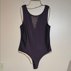 Vero Moda Purple and Black Bodysuit